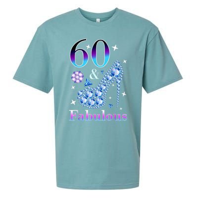 Fun 60th Birthday Fabulous Lady Gift Design Sueded Cloud Jersey T-Shirt