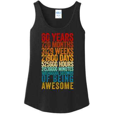 Funny 60th Birthday Old Meter Funny 60 Year Old Gifts Ladies Essential Tank