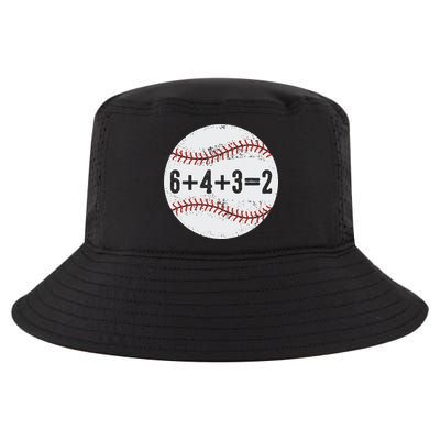 Funny 6+4+3=2 Double Play Baseball Gift Cool Comfort Performance Bucket Hat
