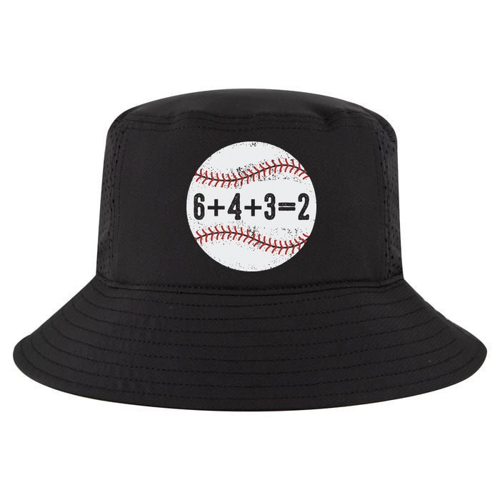 Funny 6+4+3=2 Double Play Baseball Gift Cool Comfort Performance Bucket Hat
