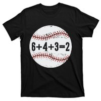 Funny 6+4+3=2 Double Play Baseball Gift T-Shirt