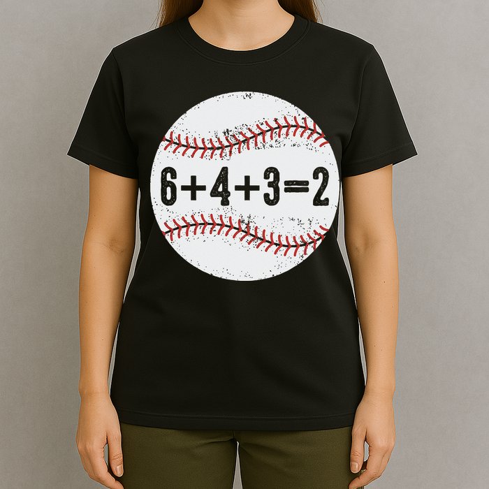 Funny 6+4+3=2 Double Play Baseball Gift T-Shirt
