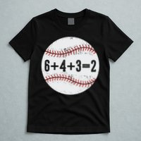 Funny 6+4+3=2 Double Play Baseball Gift T-Shirt