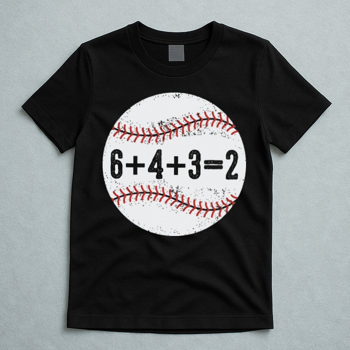 Funny 6+4+3=2 Double Play Baseball Gift T-Shirt