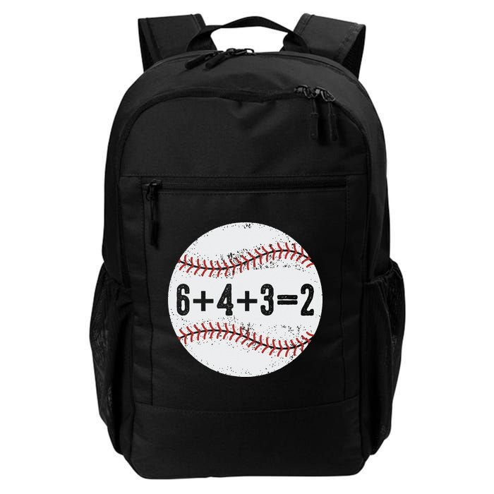 Funny 6+4+3=2 Double Play Baseball Gift Backpack