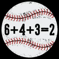 Funny 6+4+3=2 Double Play Baseball Gift Sustainable Bucket Hat