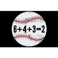 Funny 6+4+3=2 Double Play Baseball Gift Bumper Sticker