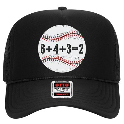 Funny 6+4+3=2 Double Play Baseball Gift Hat