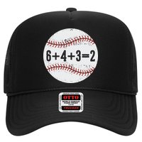 Funny 6+4+3=2 Double Play Baseball Gift Hat