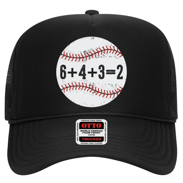 Funny 6+4+3=2 Double Play Baseball Gift Hat