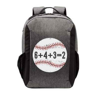Funny 6+4+3=2 Double Play Baseball Gift Vector Backpack