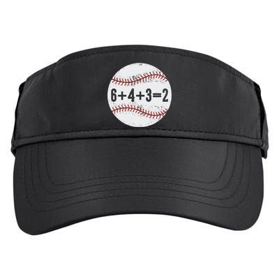 Funny 6+4+3=2 Double Play Baseball Gift Adult Drive Performance Visor