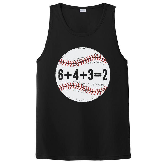 Funny 6+4+3=2 Double Play Baseball Gift PosiCharge Competitor Tank