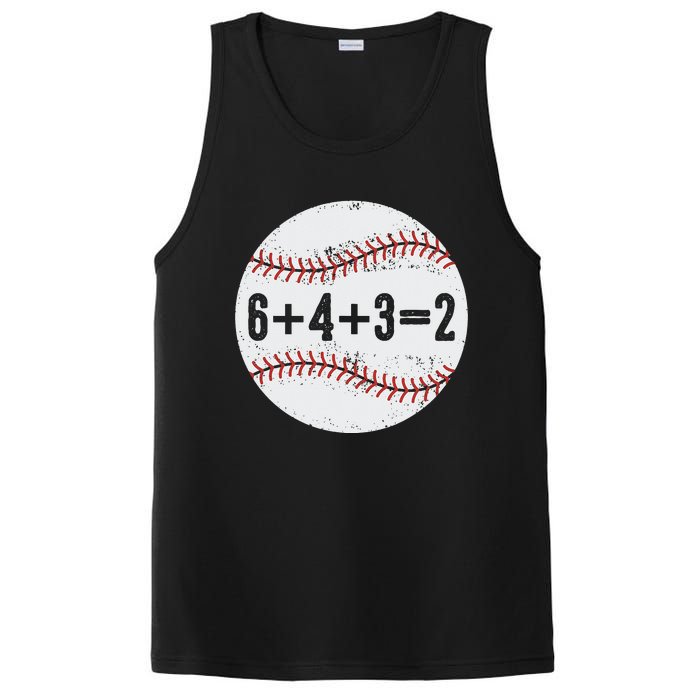 Funny 6+4+3=2 Double Play Baseball Gift PosiCharge Competitor Tank