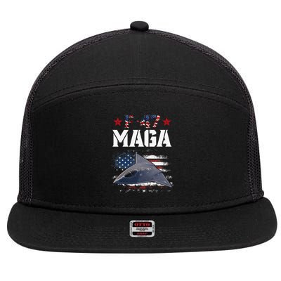 F-47 6th Generation USA Superpower Dominance F47 Aircraft 7 Panel Mesh Trucker Snapback Hat