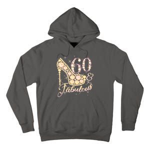 Fabulous & 60 Sparkly Heel 60th Birthday Tall Hoodie