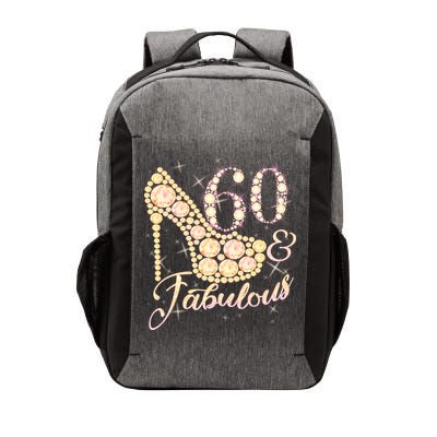 Fabulous & 60 Sparkly Heel 60th Birthday Vector Backpack