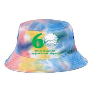 Funny 60 Year Old Golfer Since 1962 60th Birthday Tie Dye Newport Bucket Hat