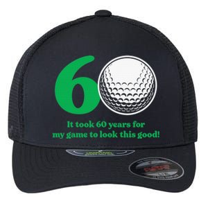 Funny 60 Year Old Golfer Since 1962 60th Birthday Flexfit Unipanel Trucker Cap