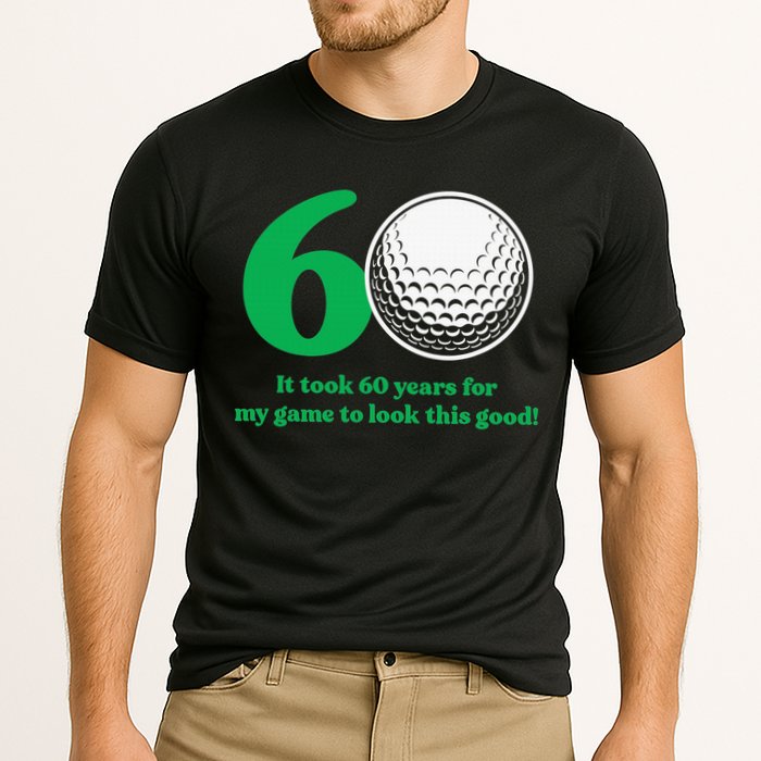 Funny 60 Year Old Golfer Since 1962 60th Birthday Cooling Performance Crew T-Shirt
