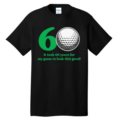 Funny 60 Year Old Golfer Since 1962 60th Birthday Tall T-Shirt