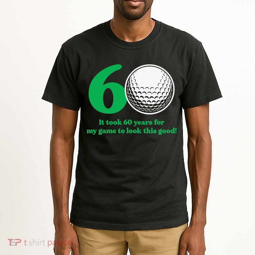 Funny 60 Year Old Golfer Since 1962 60th Birthday Tall T-Shirt