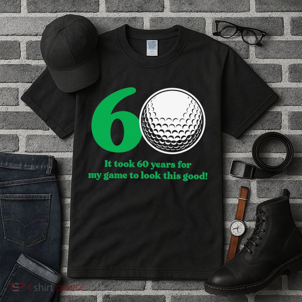 Funny 60 Year Old Golfer Since 1962 60th Birthday Tall T-Shirt