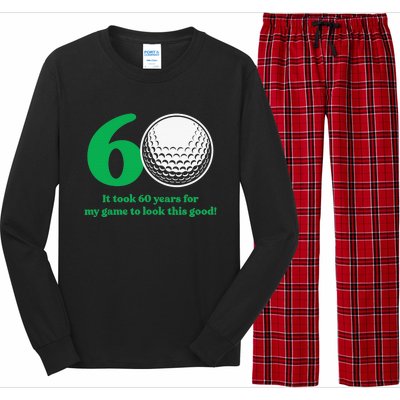 Funny 60 Year Old Golfer Since 1962 60th Birthday Long Sleeve Pajama Set