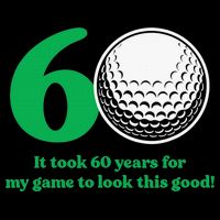 Funny 60 Year Old Golfer Since 1962 60th Birthday 16 in Basic Backpack