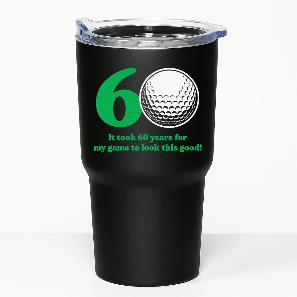 Funny 60 Year Old Golfer Since 1962 60th Birthday Tumbler
