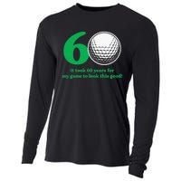 Funny 60 Year Old Golfer Since 1962 60th Birthday Cooling Performance Long Sleeve Crew