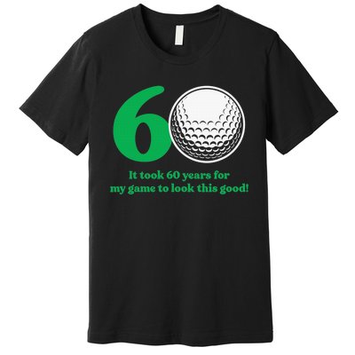 Funny 60 Year Old Golfer Since 1962 60th Birthday Premium T-Shirt