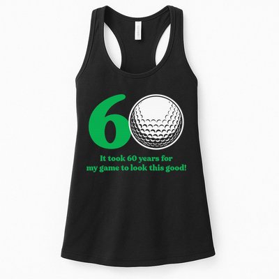 Funny 60 Year Old Golfer Since 1962 60th Birthday Womens Tank Top