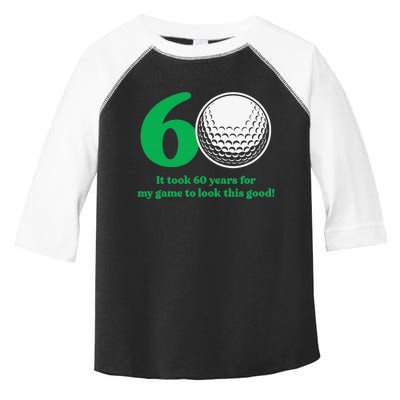 Funny 60 Year Old Golfer Since 1962 60th Birthday Toddler Fine Jersey T-Shirt