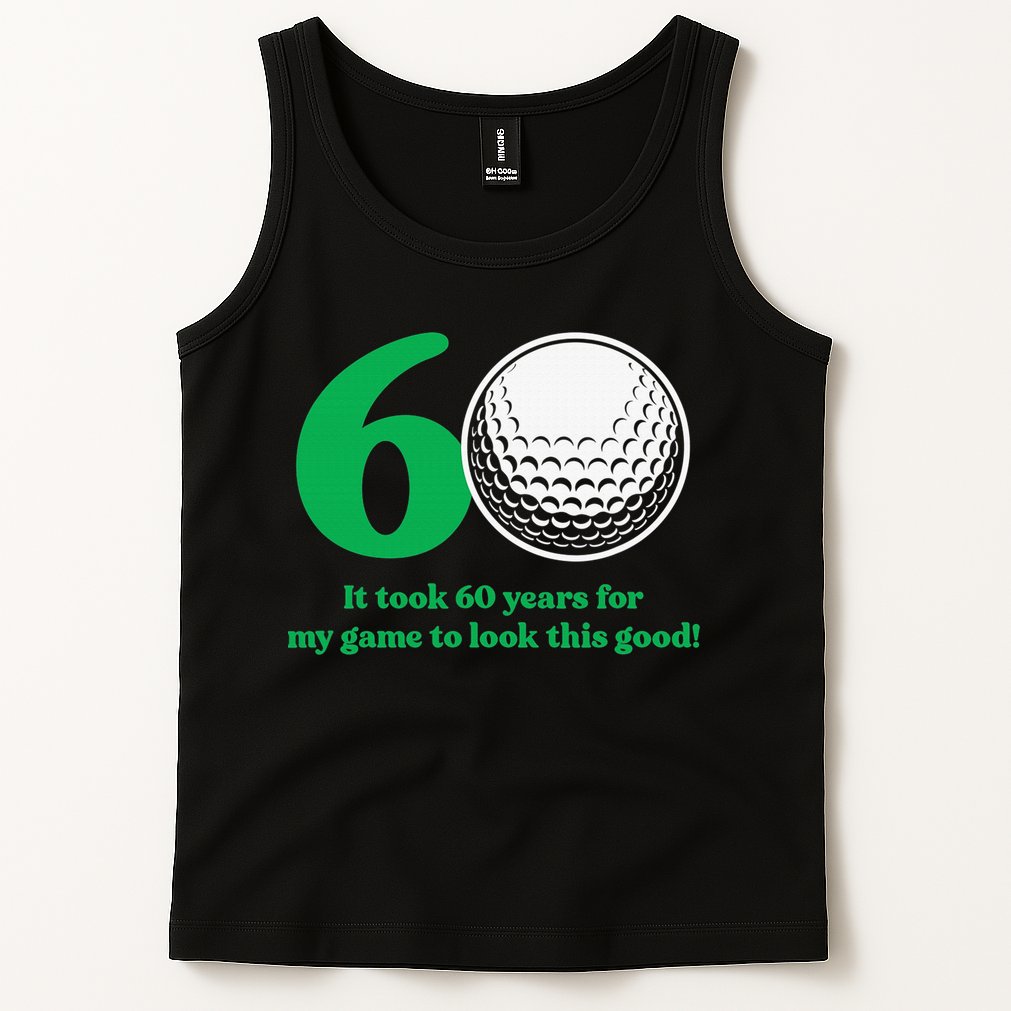 Funny 60 Year Old Golfer Since 1962 60th Birthday Tank Top