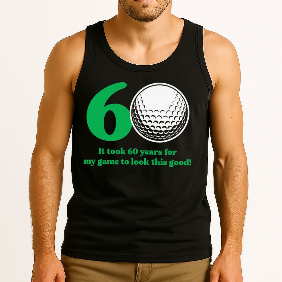 Funny 60 Year Old Golfer Since 1962 60th Birthday Tank Top