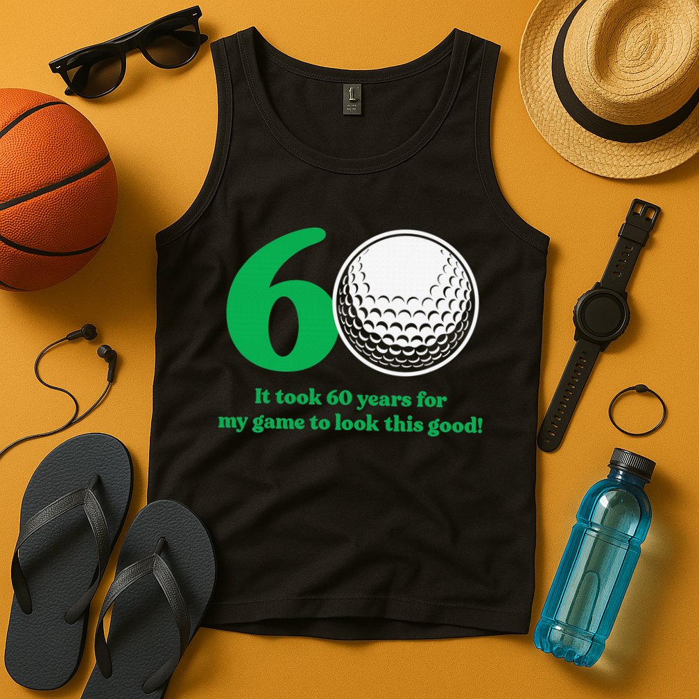Funny 60 Year Old Golfer Since 1962 60th Birthday Tank Top