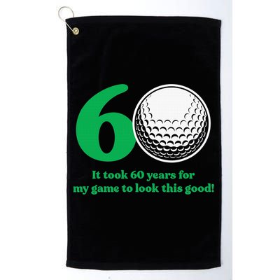 Funny 60 Year Old Golfer Since 1962 60th Birthday Golf Towel