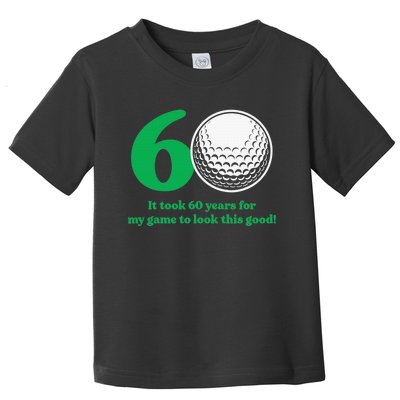 Funny 60 Year Old Golfer Since 1962 60th Birthday Toddler T-Shirt