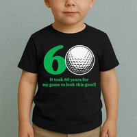 Funny 60 Year Old Golfer Since 1962 60th Birthday Toddler T-Shirt