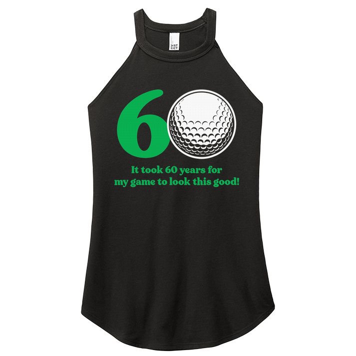 Funny 60 Year Old Golfer Since 1962 60th Birthday Women's Perfect Tri Rocker Tank