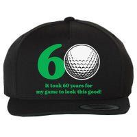 Funny 60 Year Old Golfer Since 1962 60th Birthday Wool Snapback Cap
