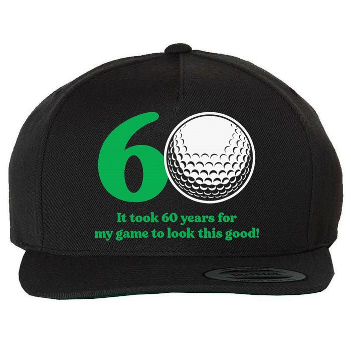 Funny 60 Year Old Golfer Since 1962 60th Birthday Wool Snapback Cap