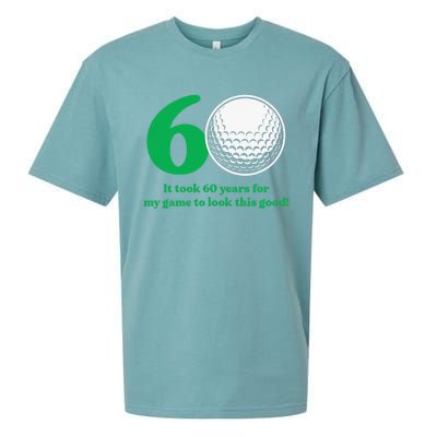 Funny 60 Year Old Golfer Since 1962 60th Birthday Sueded Cloud Jersey T-Shirt