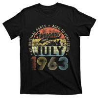 Funny 60 Year Old July 1963 Vintage Retro 60th Birthday Gift T-Shirt