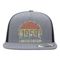 Funny 65 Year Old Gifts Vintage 1959 Limited Edition 65th Birthday Flat Bill Trucker Hat