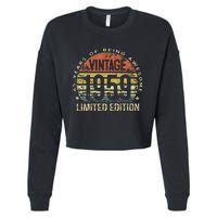 Funny 65 Year Old Gifts Vintage 1959 Limited Edition 65th Birthday Cropped Pullover Crew