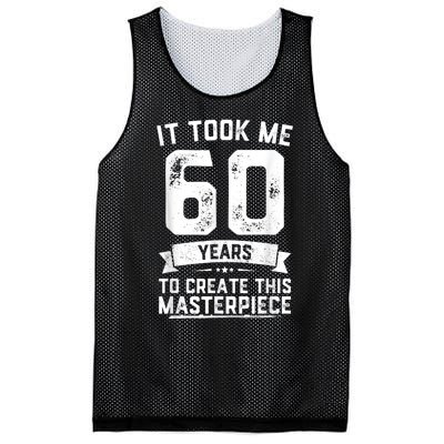 Funny 60 Years Old Joke 60th Birthday Gag Gift Idea shirt Mesh Reversible Basketball Jersey Tank