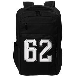 Funny 62 Year Old Birthday Football Impact Tech Backpack