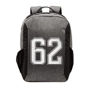 Funny 62 Year Old Birthday Football Vector Backpack